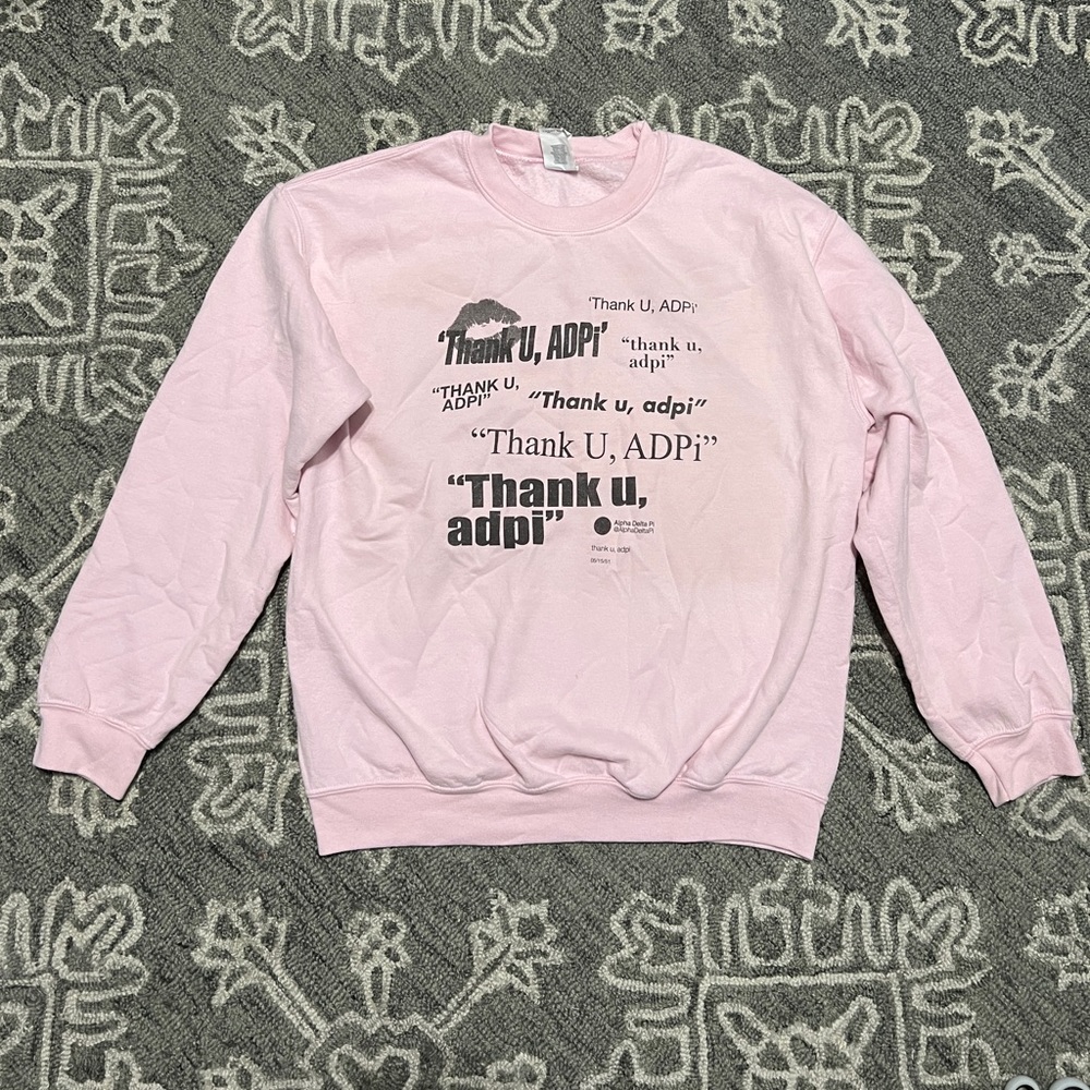 Alpha Delta Pi (ADPI) Sorority Sweatshirt